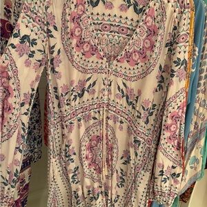 Spell Pink and Cream Bohemian Dress